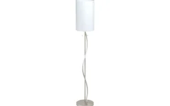 Espartal Golvlampa 149cm E27+LED 3000K 11,8W Nickel/Vit