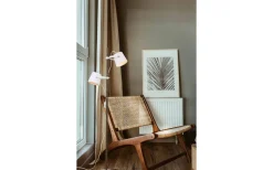 Espresso Golvlampa 150cm Vit/Trä