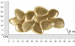 Espresso Vägglampa Skal 60cm Guld