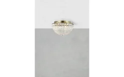 Estelle Kristallplafond 30cm Antik Mässing/MC IP44