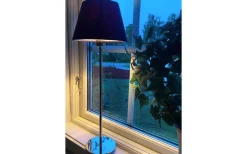 Ester Lampfot 43cm Silver