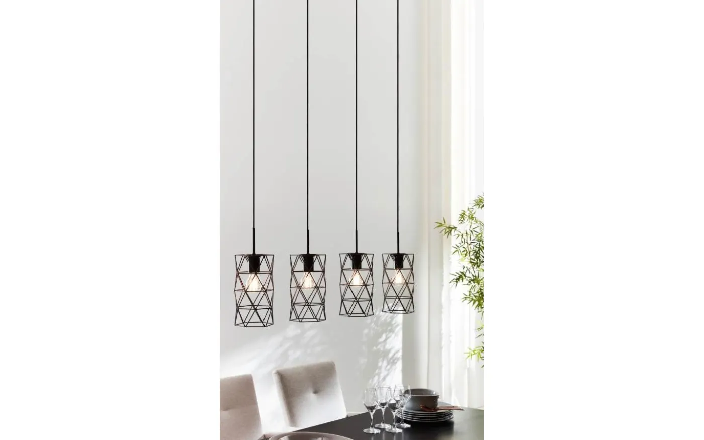 Estevau Taklampa 98cm Mörkbrun