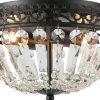 Etienne Kristallplafond 25cm 2L Svart