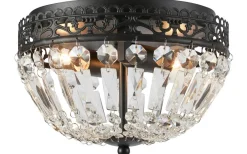 Etienne Kristallplafond 25cm 2L Svart