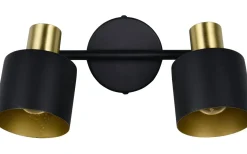 Eva Spotlight 2-delad E14 svart/guld