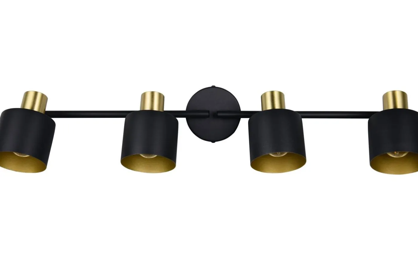 Eva Spotlight 4-delad E14 svart/guld