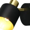 Eva Spotlight E14 svart/guld