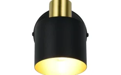 Eva Spotlight E14 svart/guld