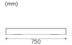 Extend G2 LED Bänkbelysning 75cm 3000K 9,9W 24V