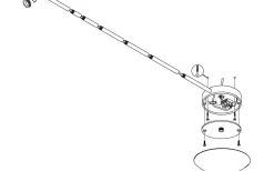 Extention Kabelkanal 157cm Krom