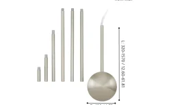 Extention Kabelkanal 157cm Nickel