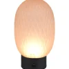 Facette Bordslampa LED bärnstensfärgad/mattsvart uppladdningsbar