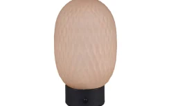 Facette Bordslampa LED bärnstensfärgad/mattsvart uppladdningsbar