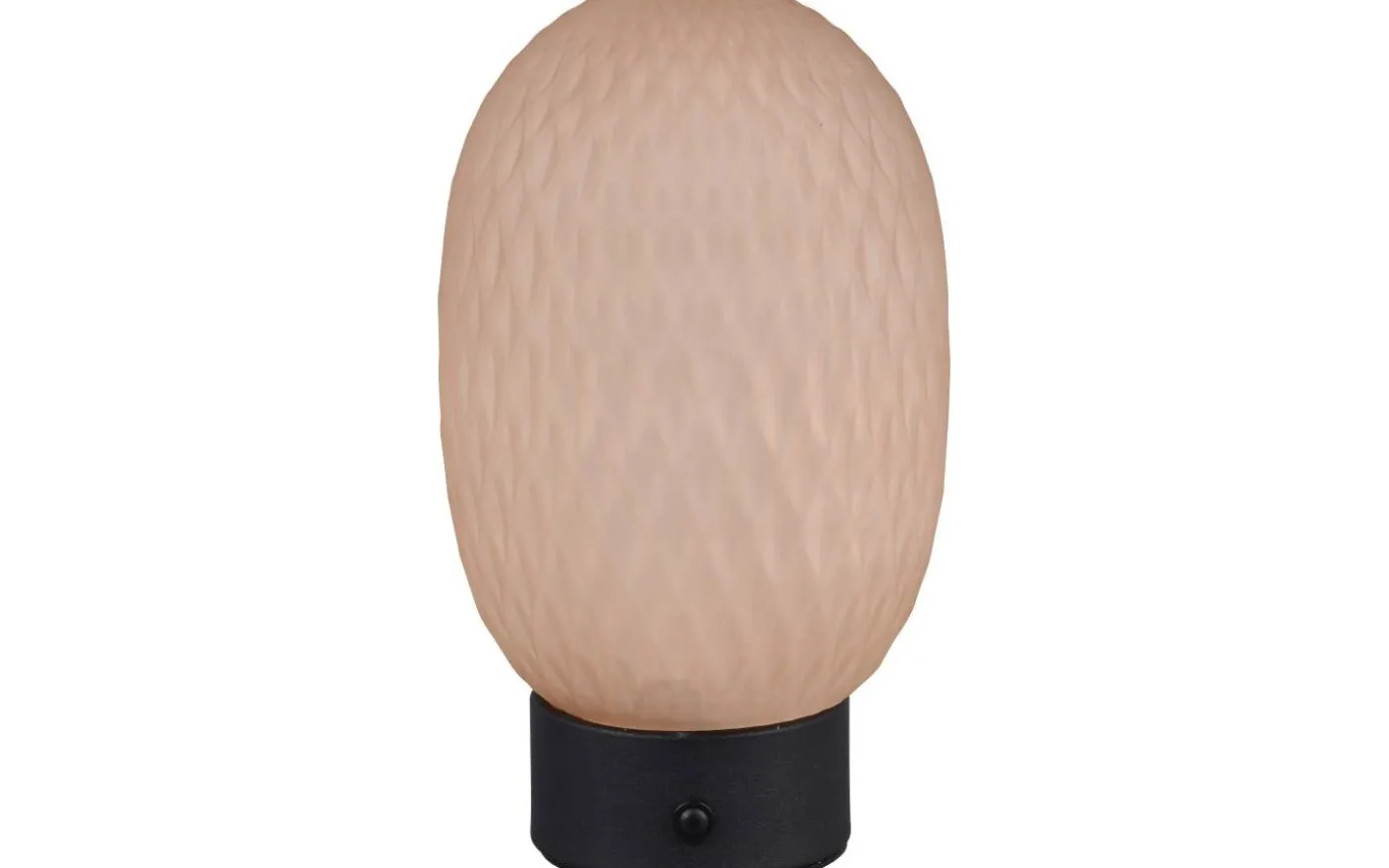 Facette Bordslampa LED bärnstensfärgad/mattsvart uppladdningsbar