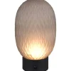 Facette Bordslampa LED rökfärgad/mattsvart uppladdningsbar