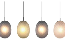 Facette Taklampa 4-st E27 mattsvart/flerfärgad
