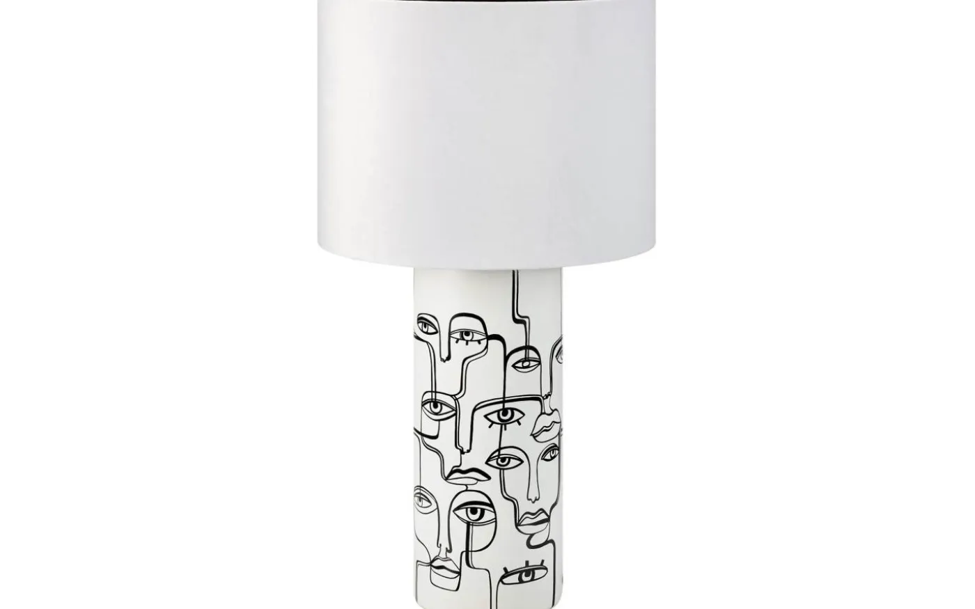 Family Bordslampa 62cm Vit/Svart