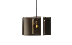 Fancy Taklampa Ø50cm Rökfärgad Folie