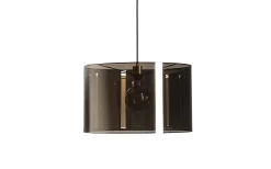 Fancy Taklampa Ø50cm Rökfärgad Folie