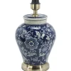 Fang Hong Lampfot 38cm Mörkblå
