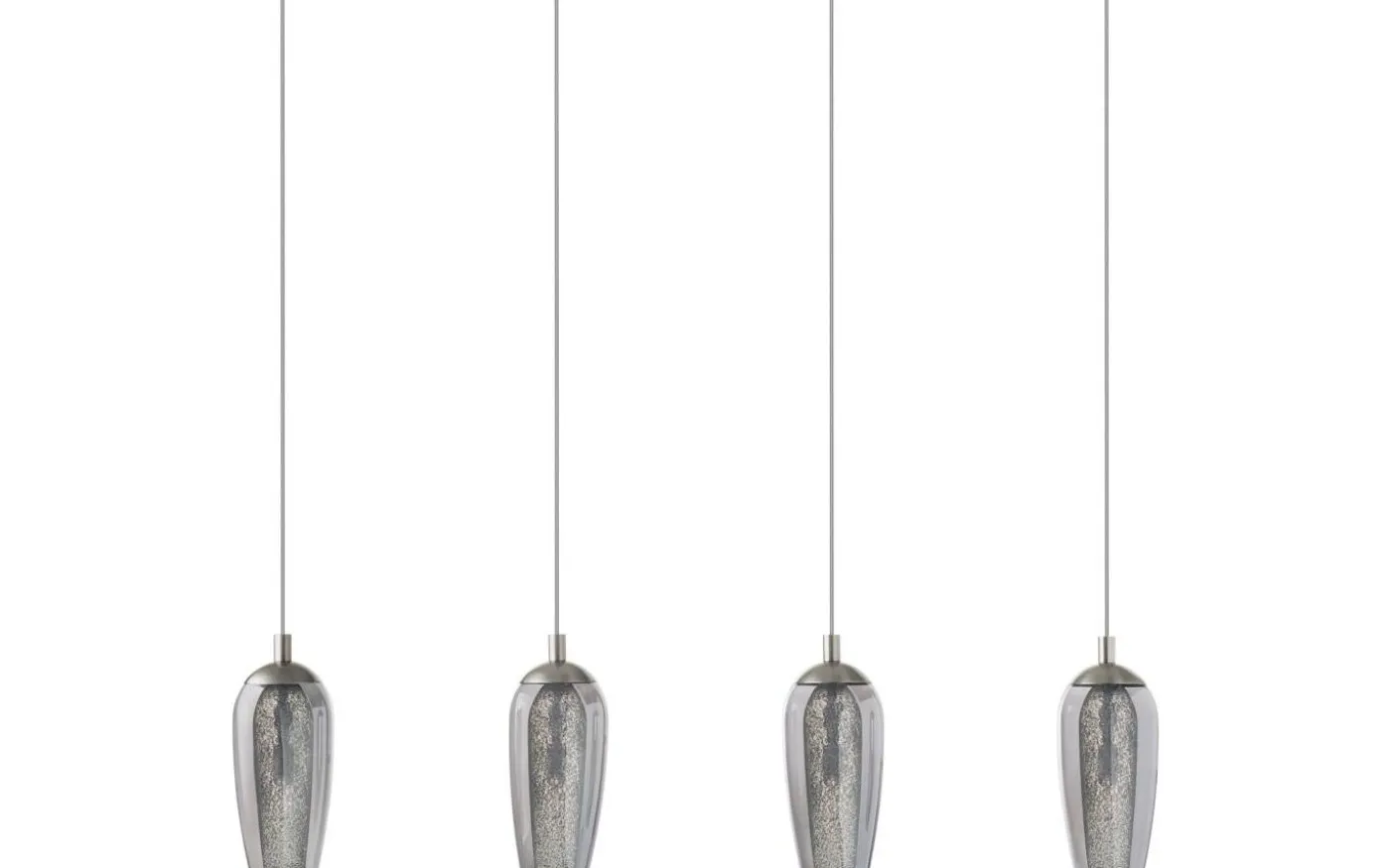 Farsala Taklampa 98cm G9 LED 3000K 4x3W Nickel