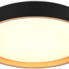 Felis Plafond LED 40cm svart/guld