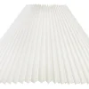 Felix Plisserad Lampskärm Ø46cm Vit