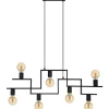 Fembard Taklampa 101cm 7L Svart