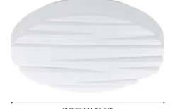 Ferentino Plafond Rund 28cm LED 3000K 10W Vit
