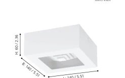 Ferreros Plafond 14cm LED 3000K 6,3W Vit