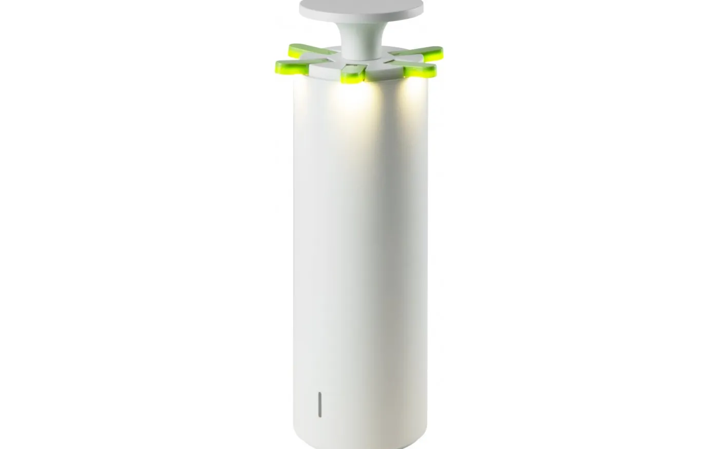 Firework Batterilampa 24cm 3000K Vit/Lime