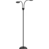Fix Golvlampa LED 2x5W 3000K 130cm Svart