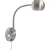Fladen Vägglampa Nickel