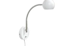 Fladen Vägglampa Vit