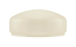 Flat bordlampskärm 235 - Benvitt överfångsglas