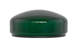 Flat bordlampskärm 235 - Grönt överfångsglas