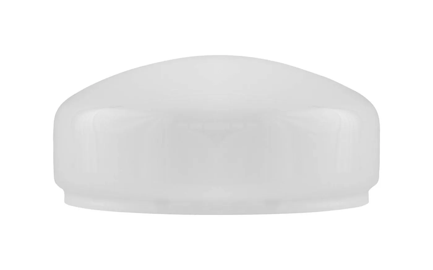 Flat bordlampskärm 235 - Vitt överfångsglas