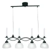 Florens Taklampa 89cm 4xE14 Antik svart