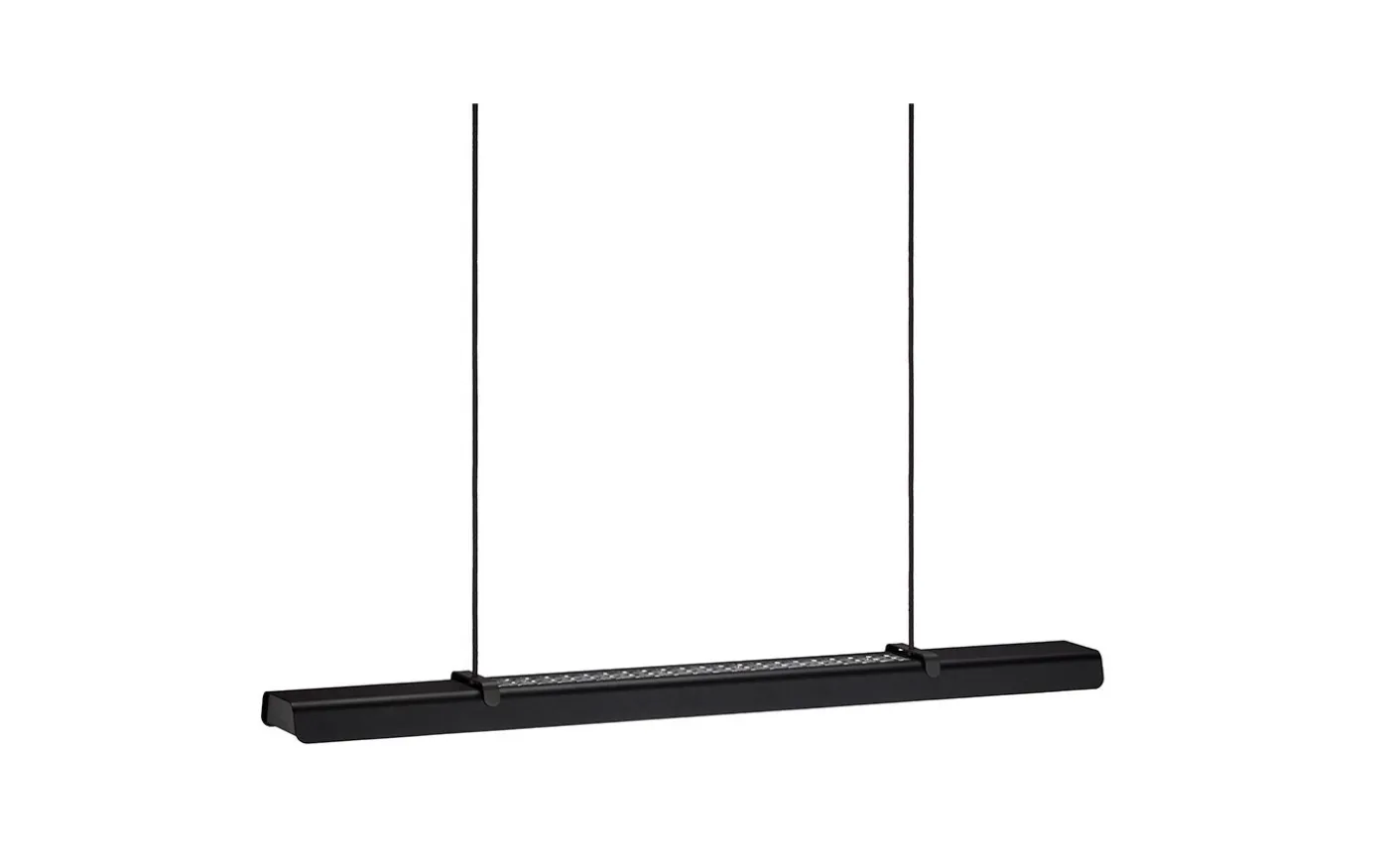 Fold Kontorsarmatur 116cm LED 3000K 5200lm 43W Svart