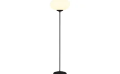Fomento Golvlampa E27 matt svart/vit
