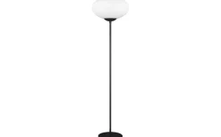 Fomento Golvlampa E27 matt svart/vit