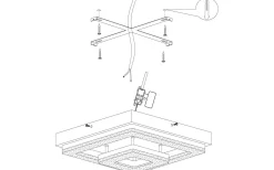 Fradelo Plafond 26cm LED 3000K 11,5W Krom