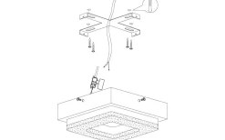 Fradelo Plafond 14cm LED 3000K 3,2W Krom