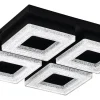 Fradelo Plafond 28cm LED 3000K 16W Svart