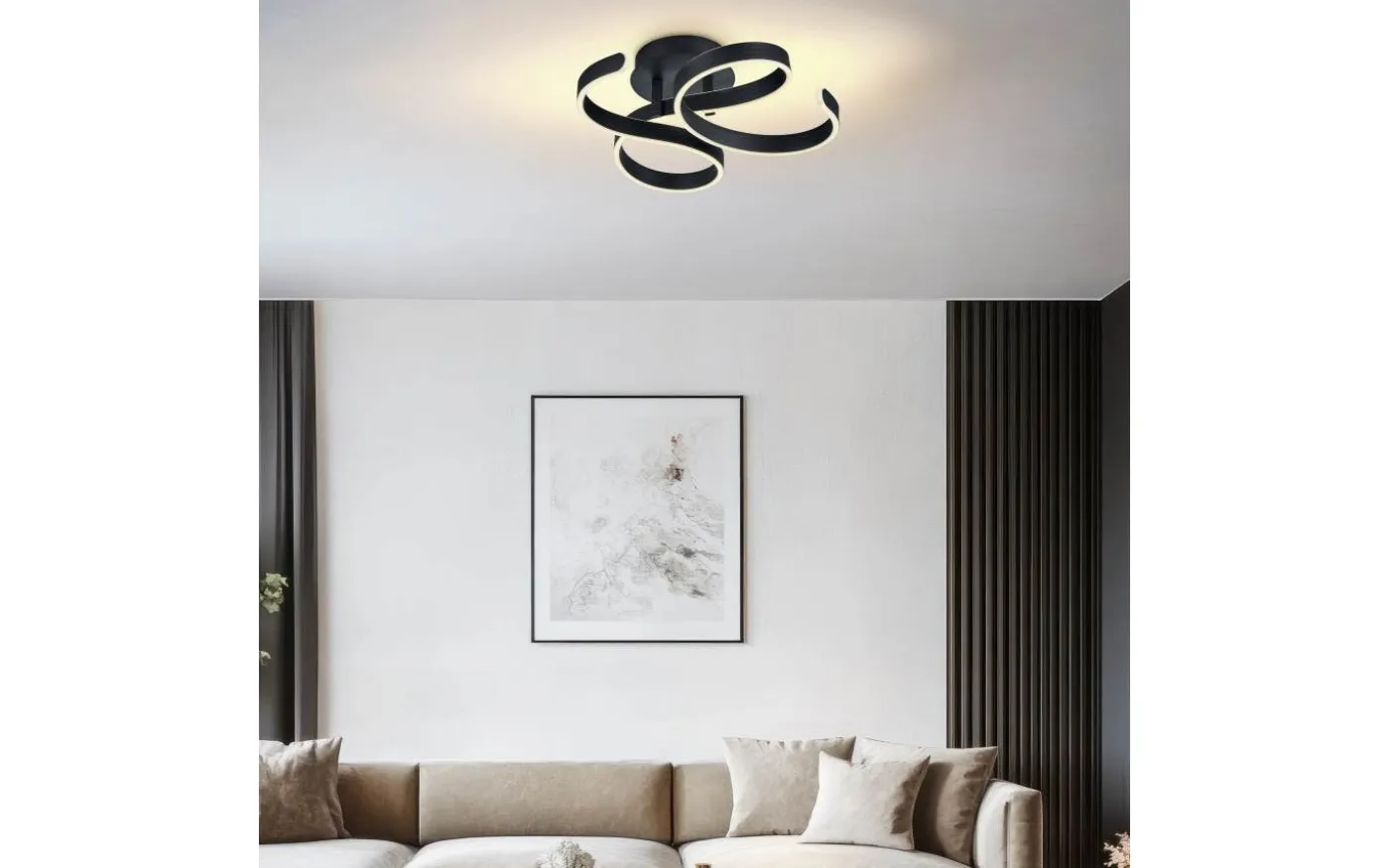 Francis Plafond LED antracit