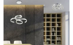 Francis Plafond LED i borstad aluminium