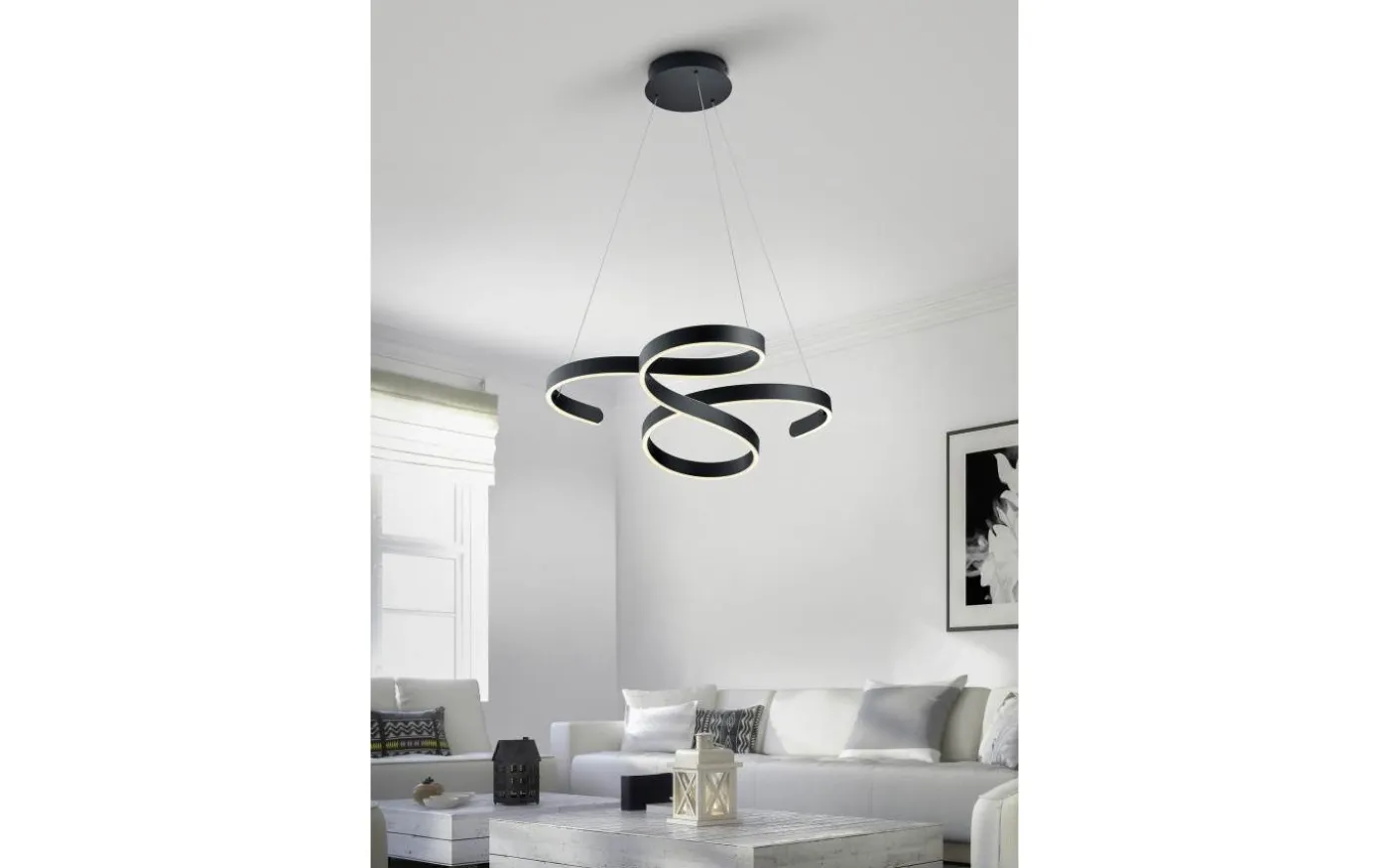 Francis Taklampa 72cm LED i antracit
