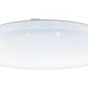 Frania Plafond 55cm LED 3000K 50W Kristalleffekt Vit