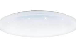 Frania Plafond 55cm LED 3000K 50W Kristalleffekt Vit