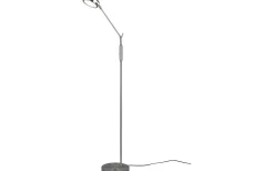 Franklin Golvlampa LED i borstat stål